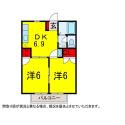 京成臼井駅 バス15分  聖隷佐倉市民病院下車：停歩3分 2階の物件間取画像